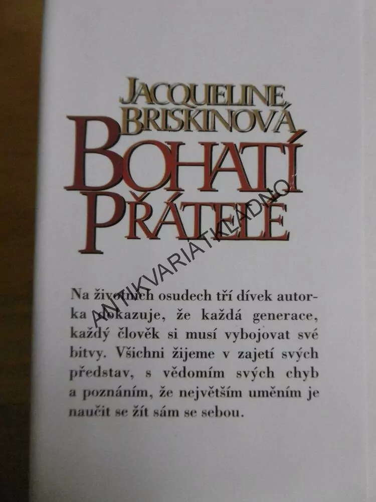 BOHATÍ PŘÁTELÉ, JACQUELINE BRISKINOVÁ, **an