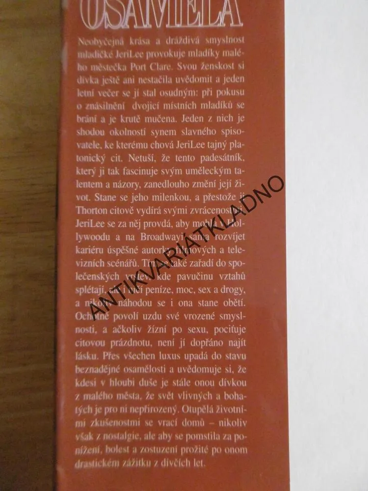 OSAMĚLÁ, HAROLD ROBBINS, **an
