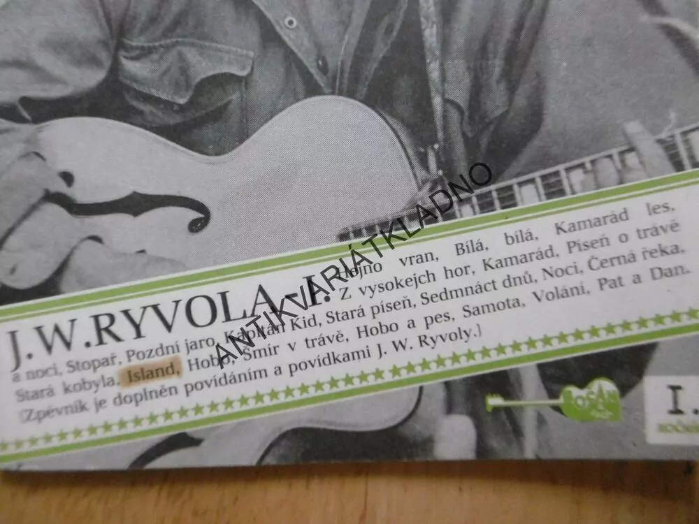 A JE ZASE POHODA 1, J. W. RYVOLA, ZPĚVNÍK, NOTY, TEXTY