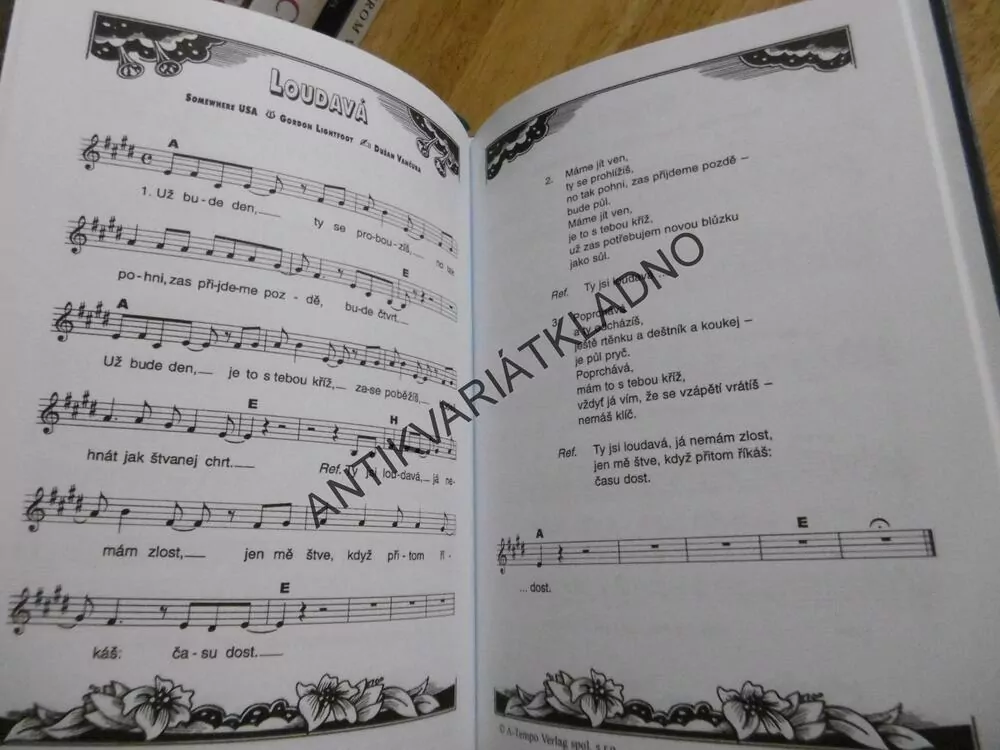 FRANTIŠEK NEDVĚD, NOTY, TEXT, **an