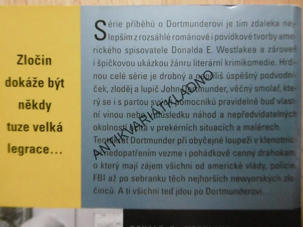 ZATRACENÁ SMŮLA, DONALD E. WESTLAKE, **an