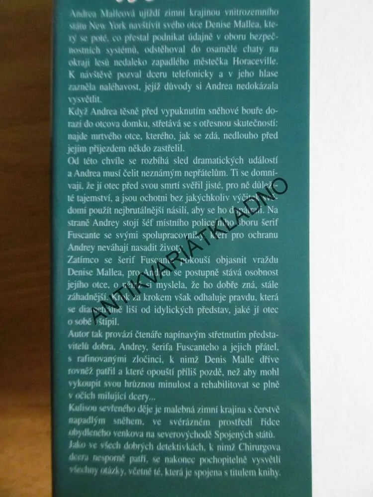 CHIRURGOVA DCERA, THOMAS WELDON, **an