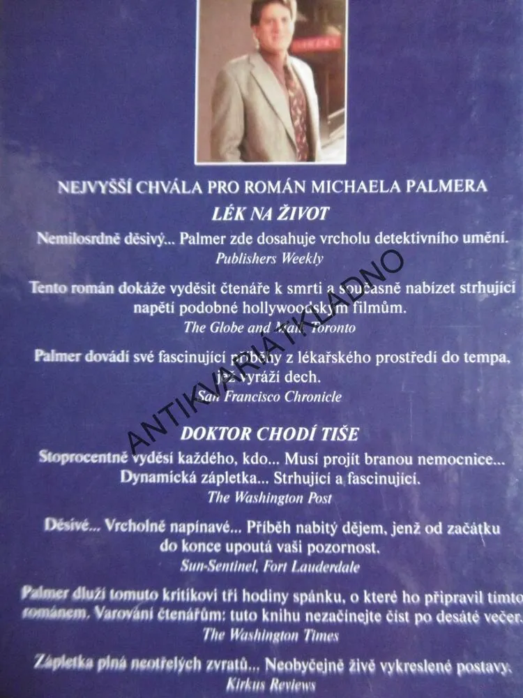 LÉK NA ŽIVOT, MICHAEL PALMER, **an