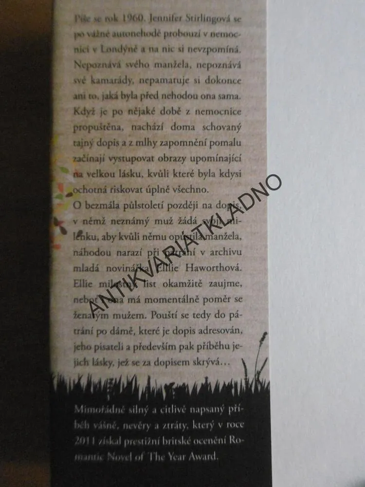 POSLEDNÍ DOPIS OD TVÉ LÁSKY, JOJO MOYESOVÁ, EDICE SVĚTOVÝ BESTSELLER, **an