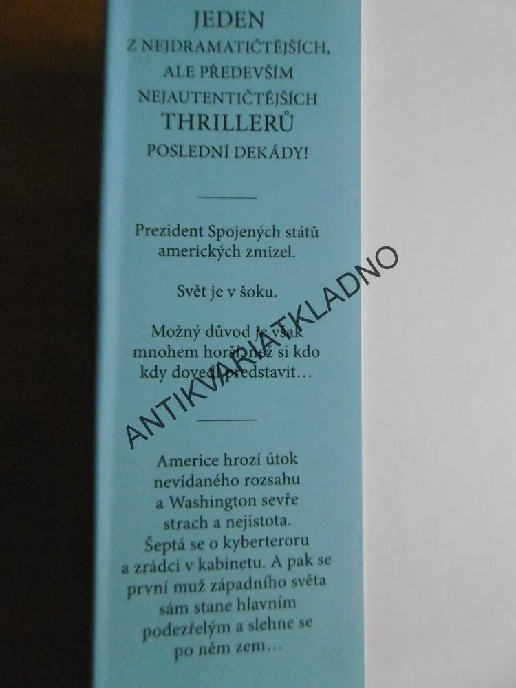 POHŘEŠUJE SE PREZIDENT, BILL CLINTON, JAMES PATTERSON, **an