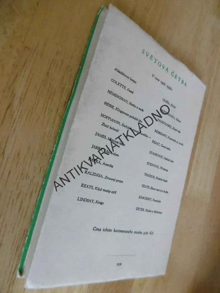 STAŘEC A MOŘE, ERNEST HEMINGWAY, **an