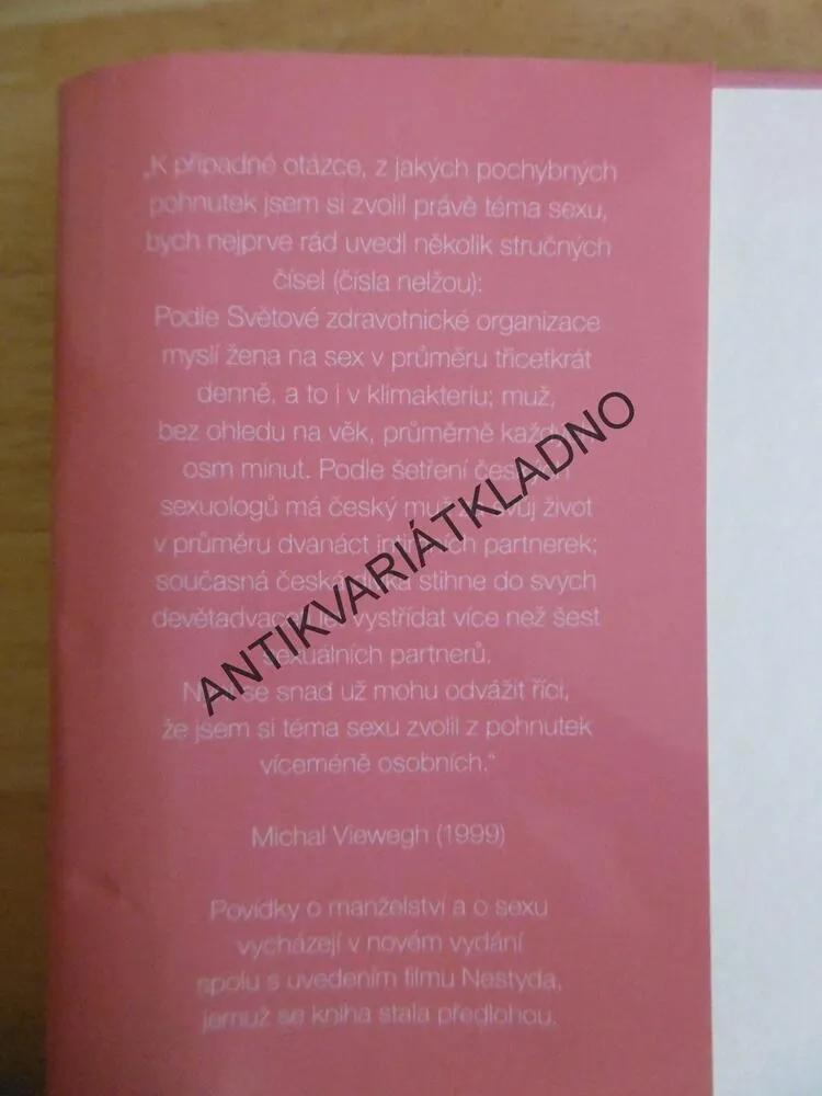 POVÍDKY O MANŽELSTVÍ A O SEXU, MICHAL VIEWEGH, **an