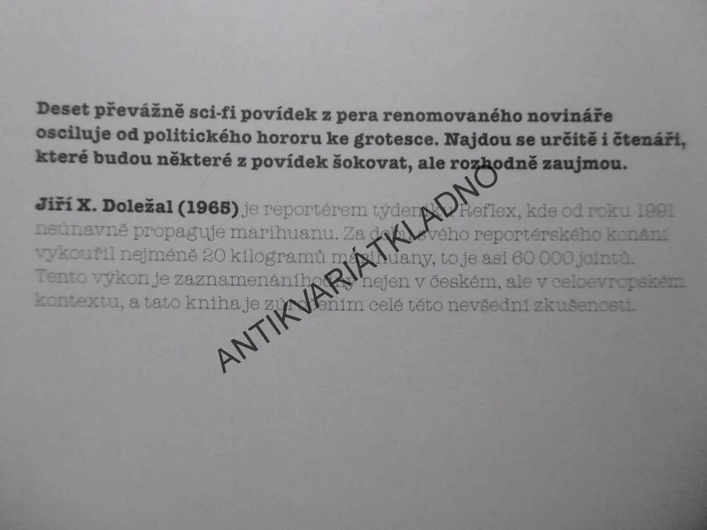 MILUJ SÁM SEBE, ALE S KONDOMEM, JIŘÍ X. DOLEŽAL, **an