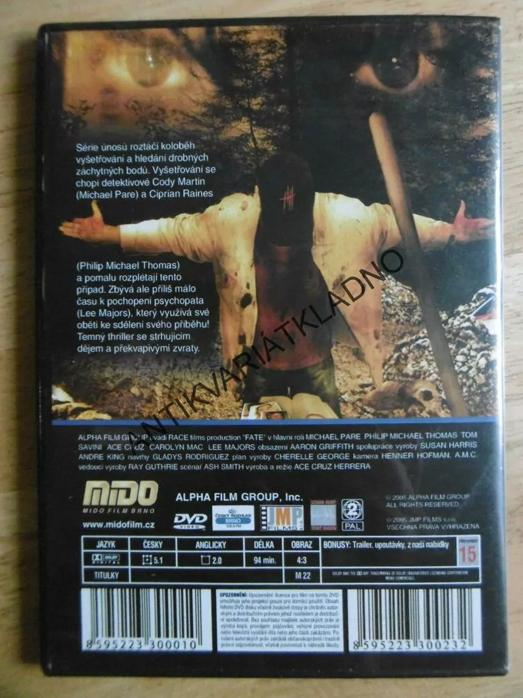 FATE, SMRTÍCÍ ODDĚLENÍ, DVD FILM