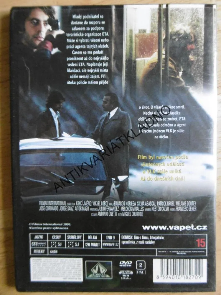KRYCÍ JMÉNO: VLK, DVD FILM