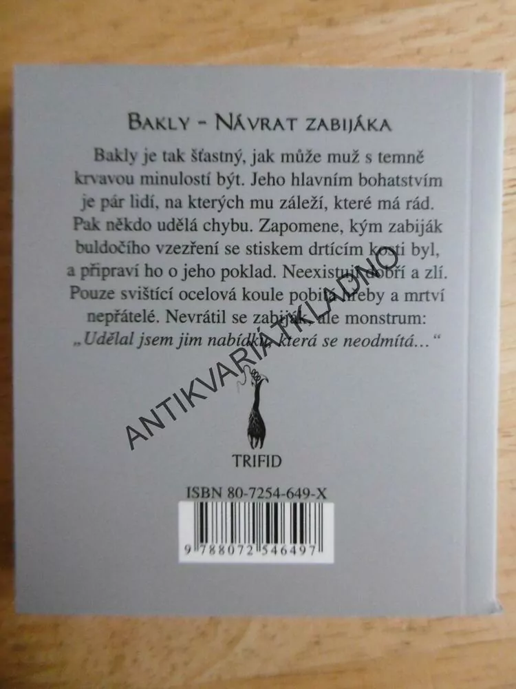 BAKLY, NÁVRAT ZABIJÁKA, MIROSLAV ŽAMBOCH