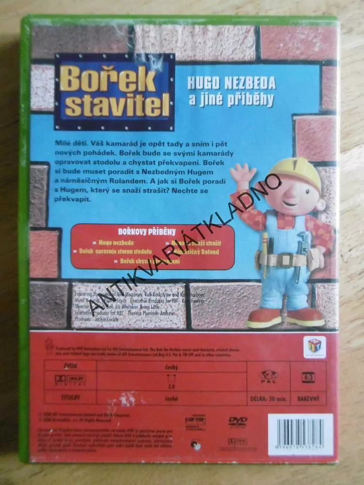 BOŘEK STAVITEL, DVD FILM