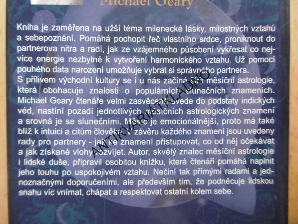 LÁSKA PODLE MĚSÍČNÍCH ZNAMENÍ, MICHAEL GEARY, **an
