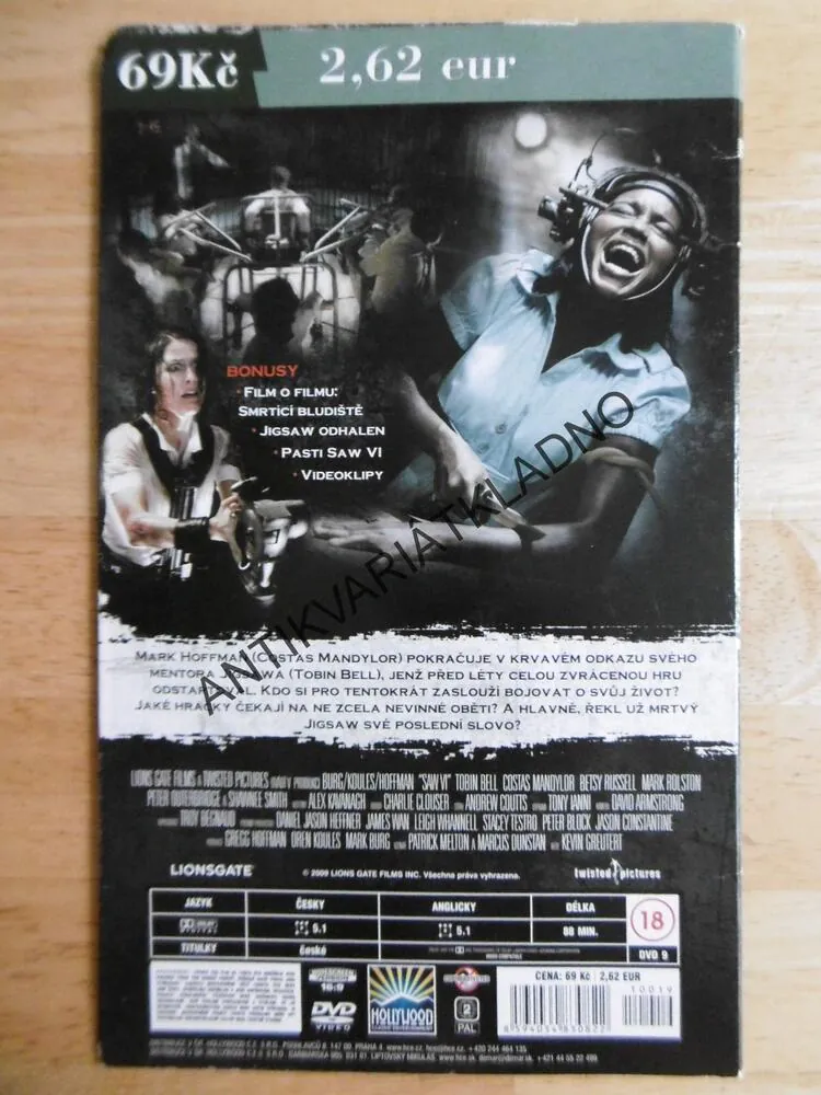 SAW VI, DVD FILM