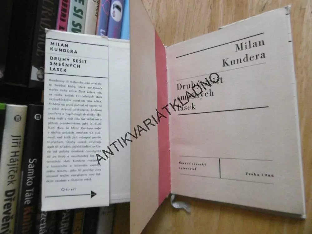 DRUHÝ SEŠIT SMĚŠNÝCH LÁSEK, MILAN KUNDERA, **an