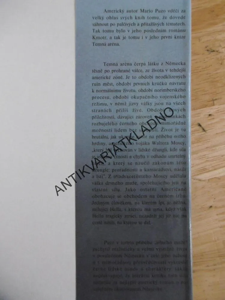 TEMNÁ ARÉNA, MARIO PUZO,**an