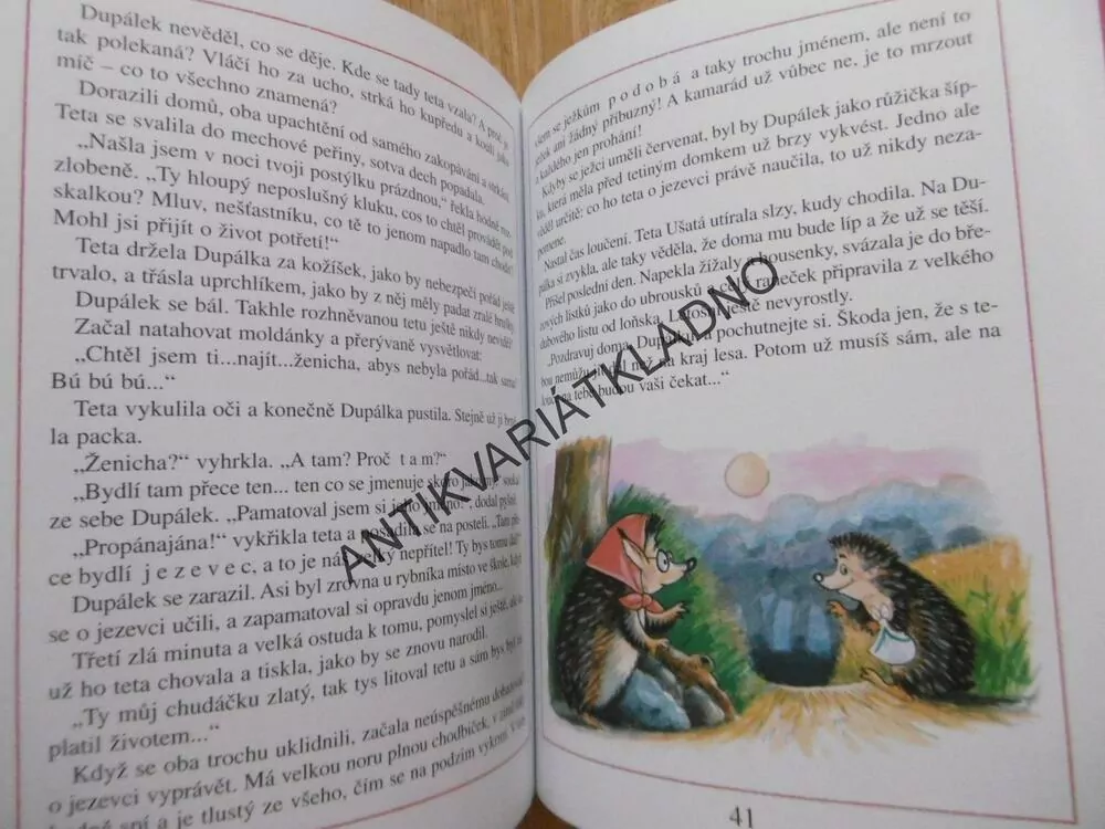 DUPÁLEK, PŘÍHODY MALÉHO JEŽKA, EVA BEŠŤÁKOVÁ, ANTONÍN ŠPLÍCHAL, **an