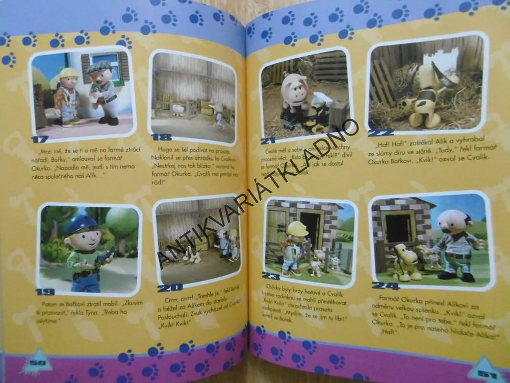 BOŘEK STAVITEL, TÝNA A JEHO VĚRNÁ PARTA STROJŮ POMÁHAJÍ, STAVĚJÍ A OPRAVUJÍ!, KNÍŽKA NA ROK 2007, **an