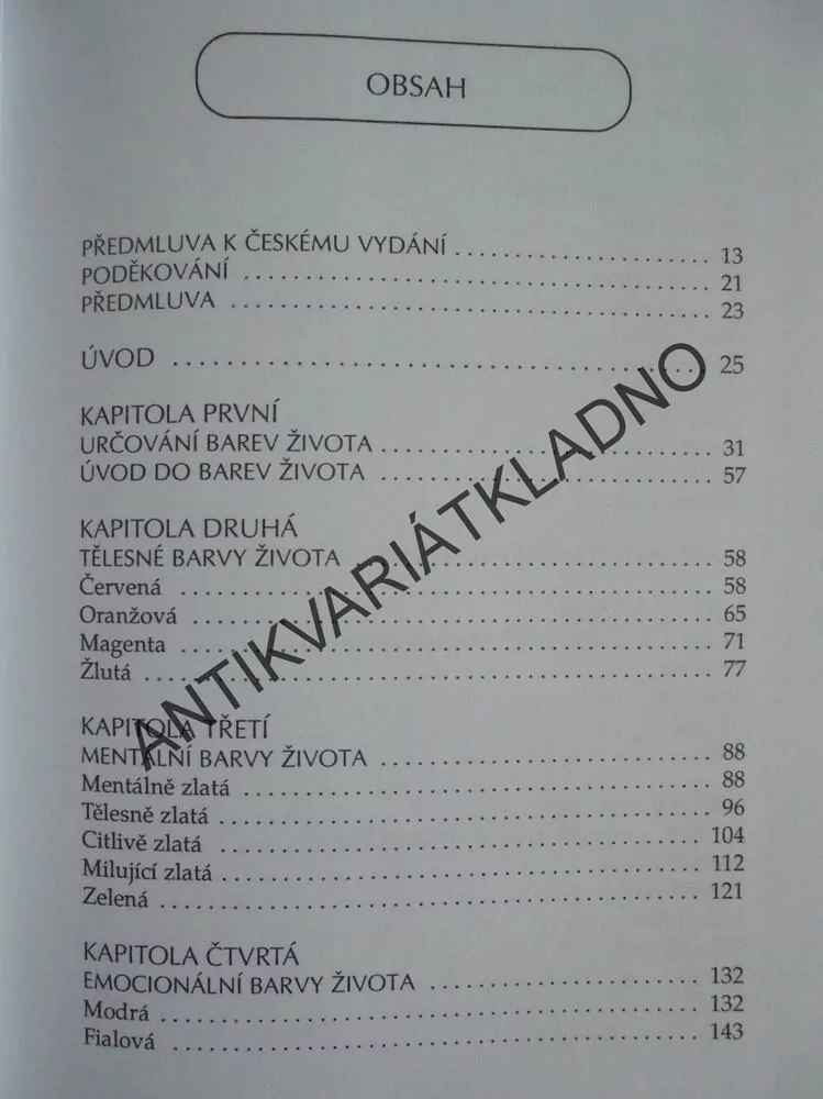 BARVY ŽIVOTA, PAMALA OSLIE, AURICKÁ TYPOLOGIE, **an