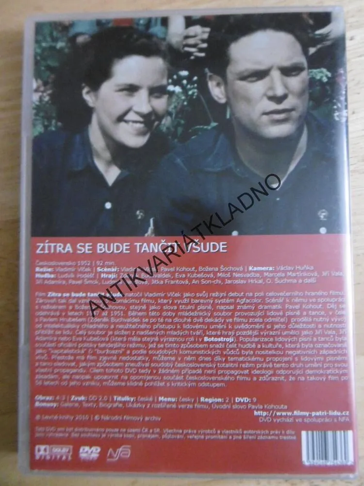 ZÍTRA SE BUDE TANČIT VŠUDE, DVD FILM
