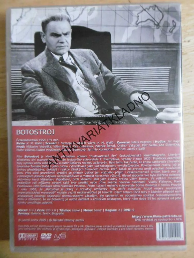 BOTOSTROJ, DVD FILM