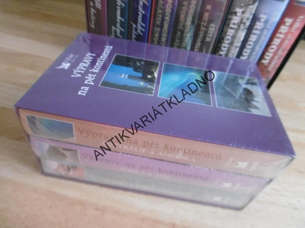 VÝPRAVY NA PĚT KONTINENTŮ, 3 VHS