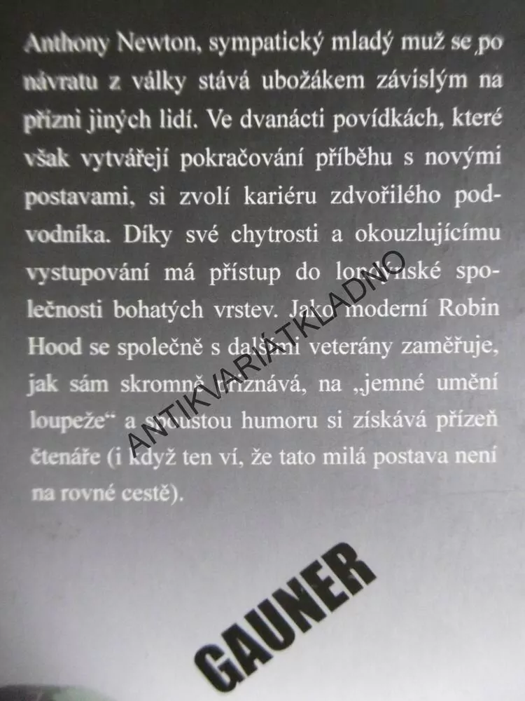 GAUNER, EDGAR WALLACE, **an
