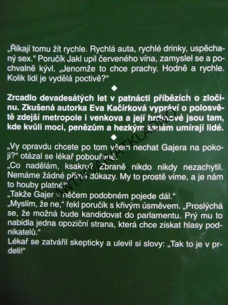 DOKAŽTE MI TO, EVA KAČÍRKOVÁ, **an
