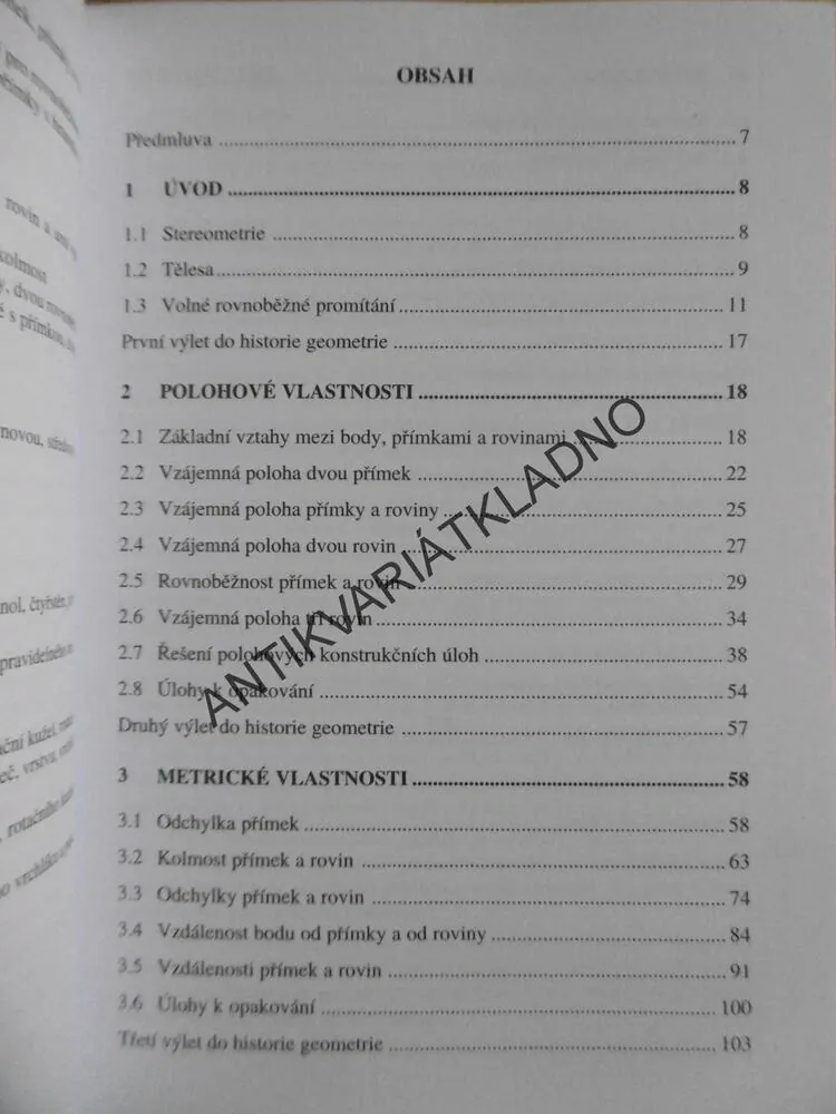 MATEMATIKA PRO GYMNÁZIA, STEREOMETRIE