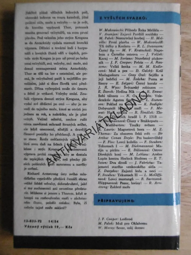 KOD 125 - ZAKLETÉ MOŘE, RICHARD ARMSTRONG, **an