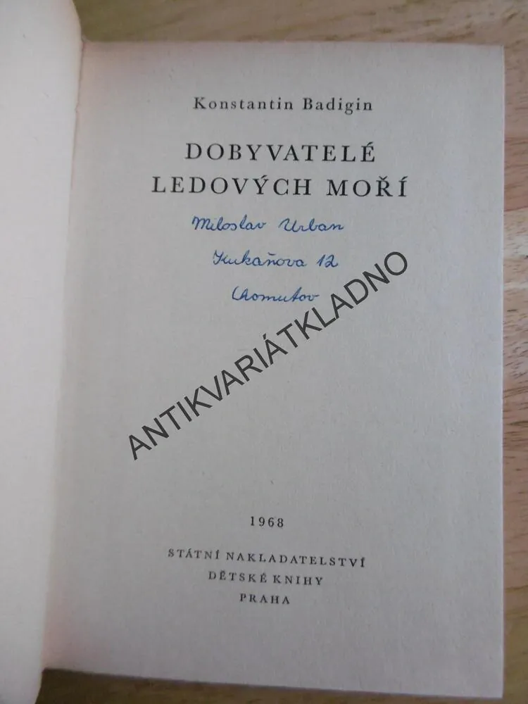 KOD 105 - DOBYVATELÉ LEDOVÝCH MOŘÍ, KONSTANTIN BADIGIN, ŠEVČÍK, **an