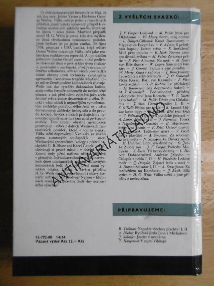 KOD 177 - VÁLKA SVĚTŮ, HERBERT GEORGE WELLS, **an