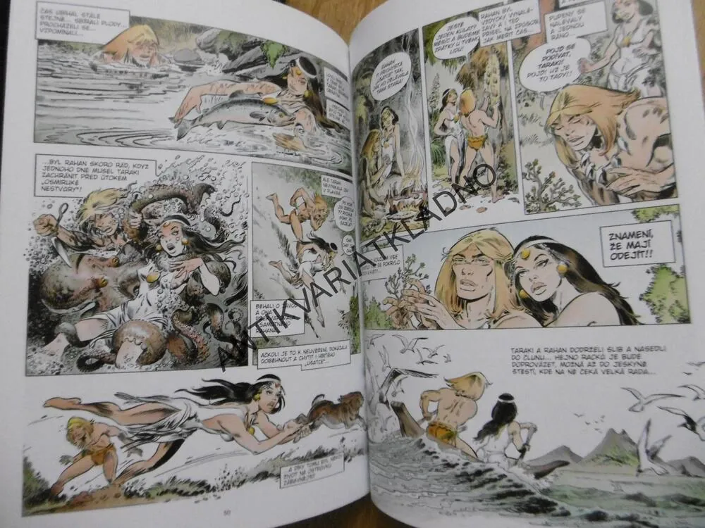 RAHAN A SLUNEČNÍ DOUPĚ, KOMIKS, **an