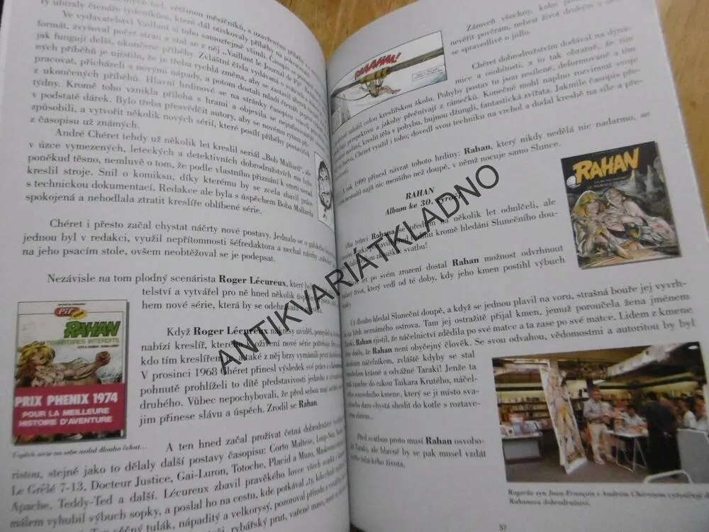 RAHAN A ROZPOLCENÁ HORA, KOMIKS, **an