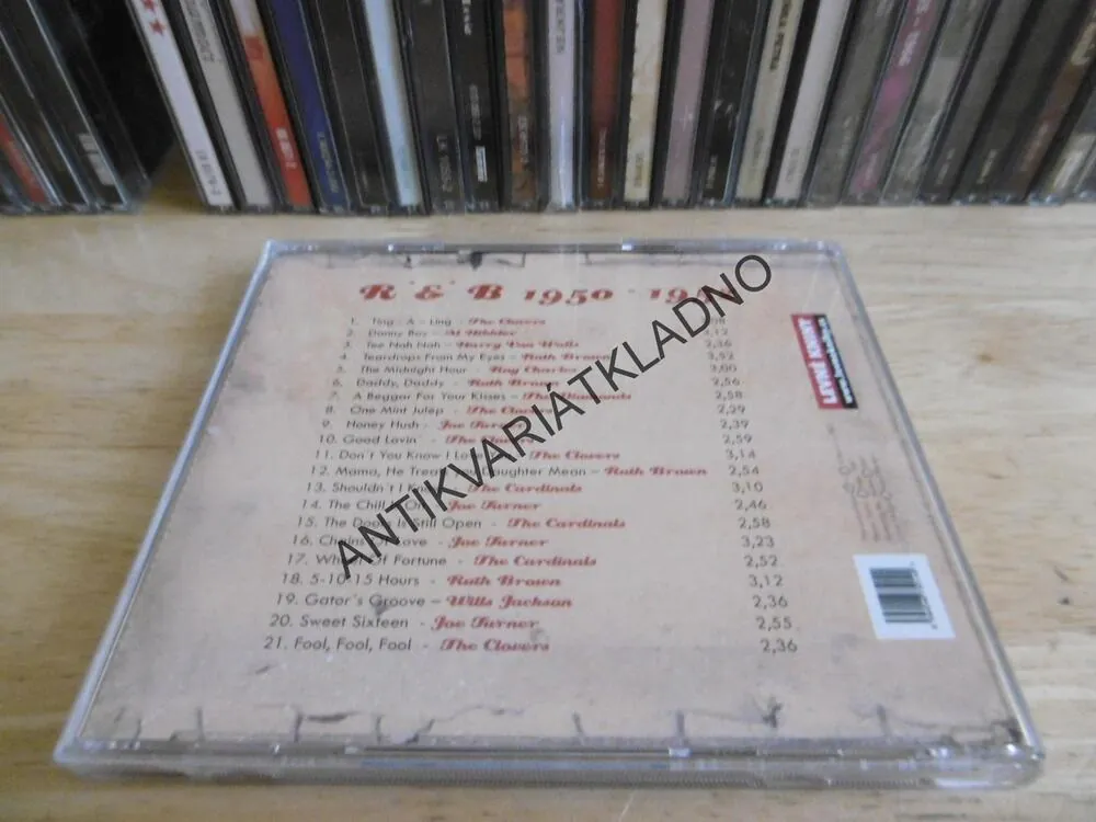 R´N´B 1950-52, RAY CHARLES, THE DIAMONDS, THE CARDINALS, AJ. CD HUDBA