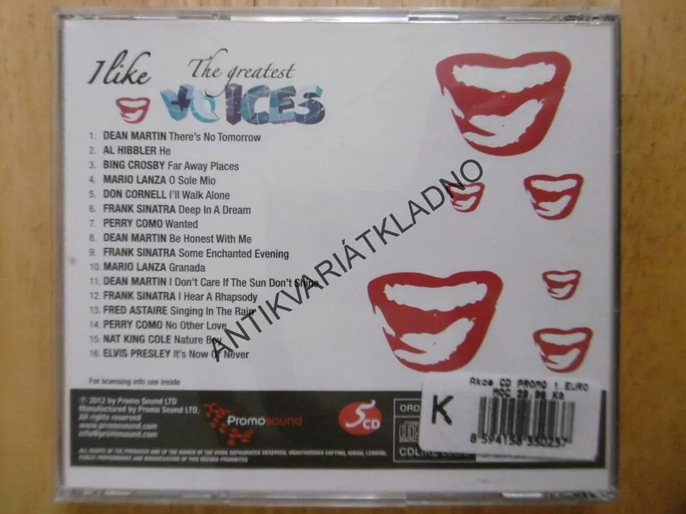 I LIKE THE GREATEST VOICES,2., CD HUDBA