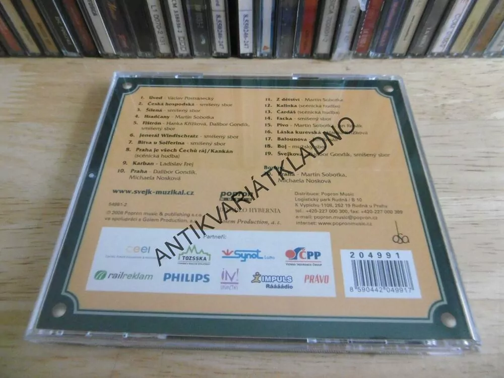 HITY Z VESELOHRY ŠVEJK, POSTRÁNECKÝ, CD HUDBA