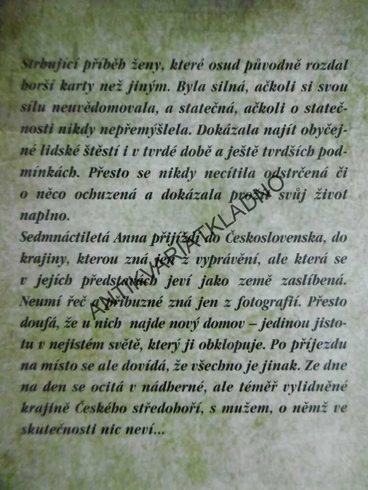 HEŘMÁNKOVÉ ÚDOLÍ, HANA MARIE KÖRNEROVÁ, **an