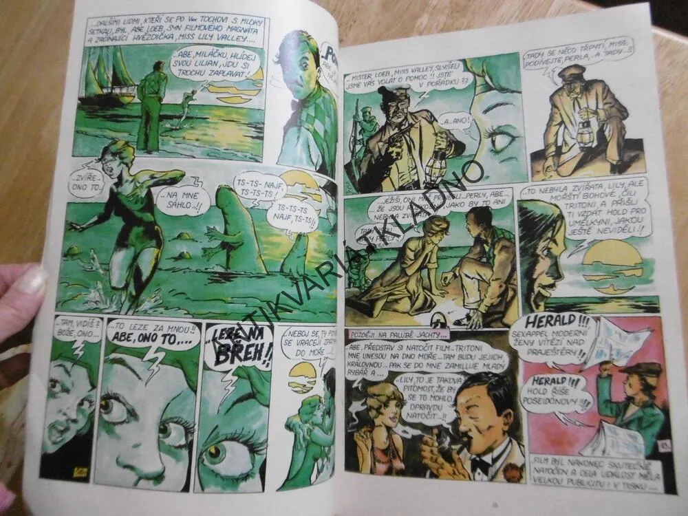 MAGAZÍN KOMETY, KOMETA 1., ČAPEK, FOGLAR