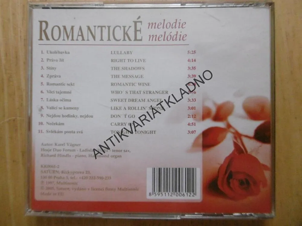 ROMANTICKÉ MELODIE, CD HUDBA