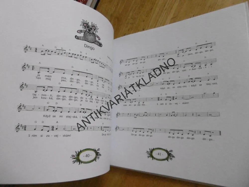 RYBA Z HAVAJE, ZORA JANDOVÁ, ZDENEK MERTA, ZPĚVNÍK, BEZ CD, **an