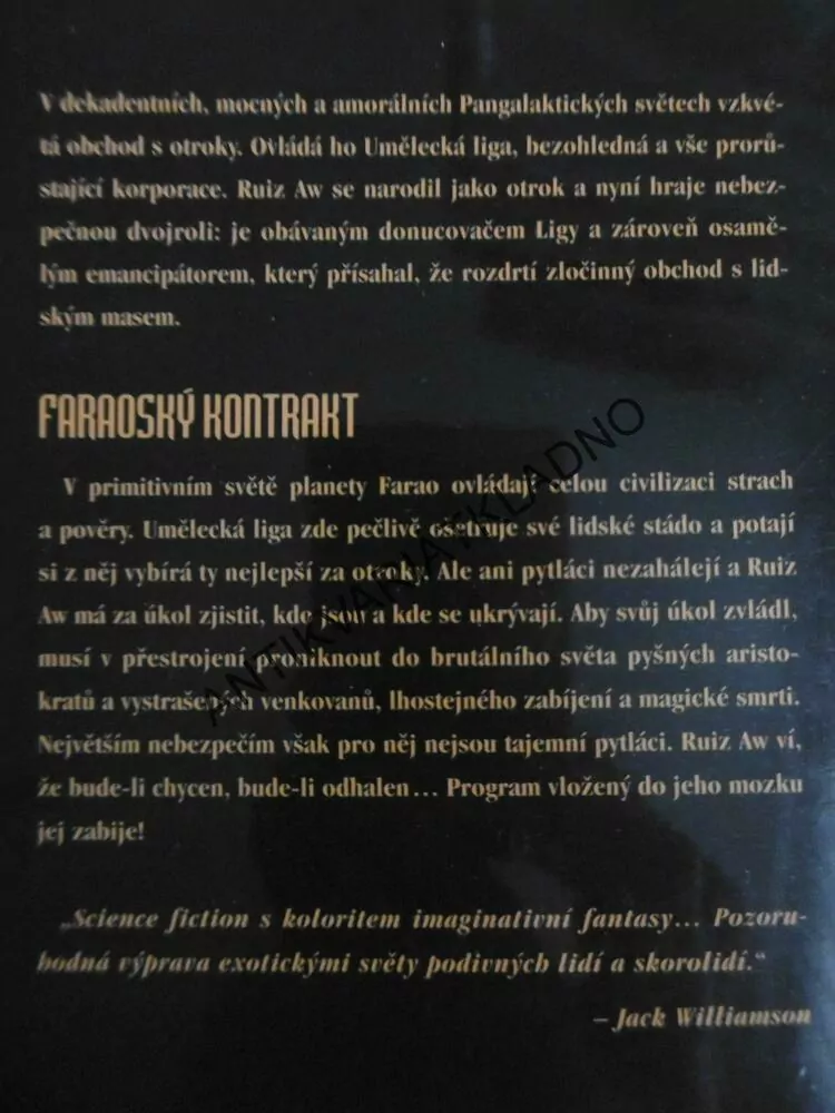 EMANCIPÁTOR, KNIHA 1, FARAONSKÝ KONTRAKT, RAY ALDRIDGE, **an
