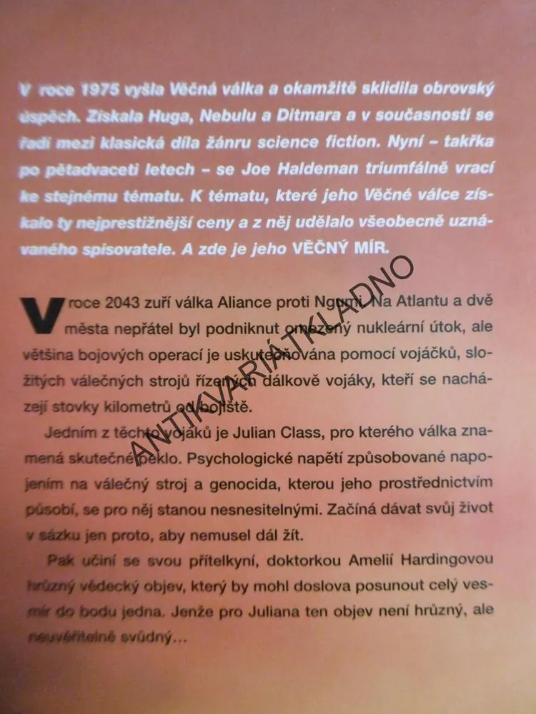 VĚČNÝ MÍR, JOE HALDEMAN, **an