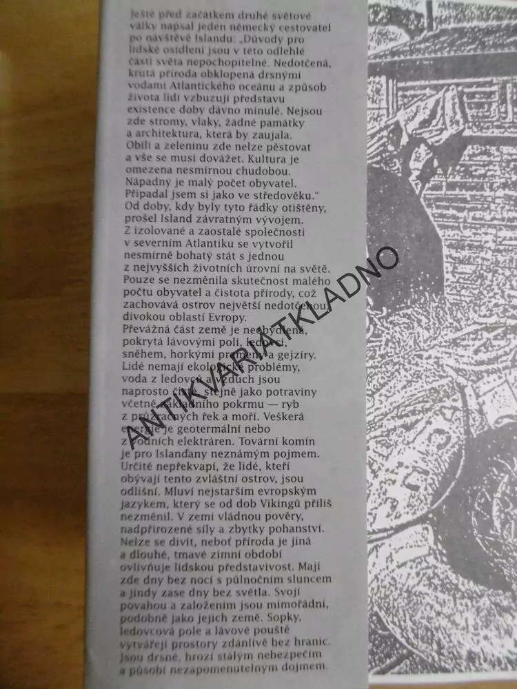 ISLAND, ZEMĚ LIDÍ A SKŘÍTKŮ, JIŘÍ ZEMAN, **an