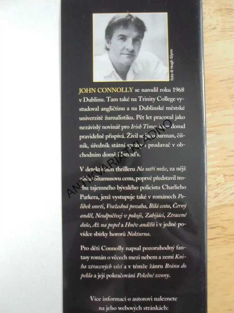 HNĚV ANDĚLŮ, JOHN CONNOLLY, **an