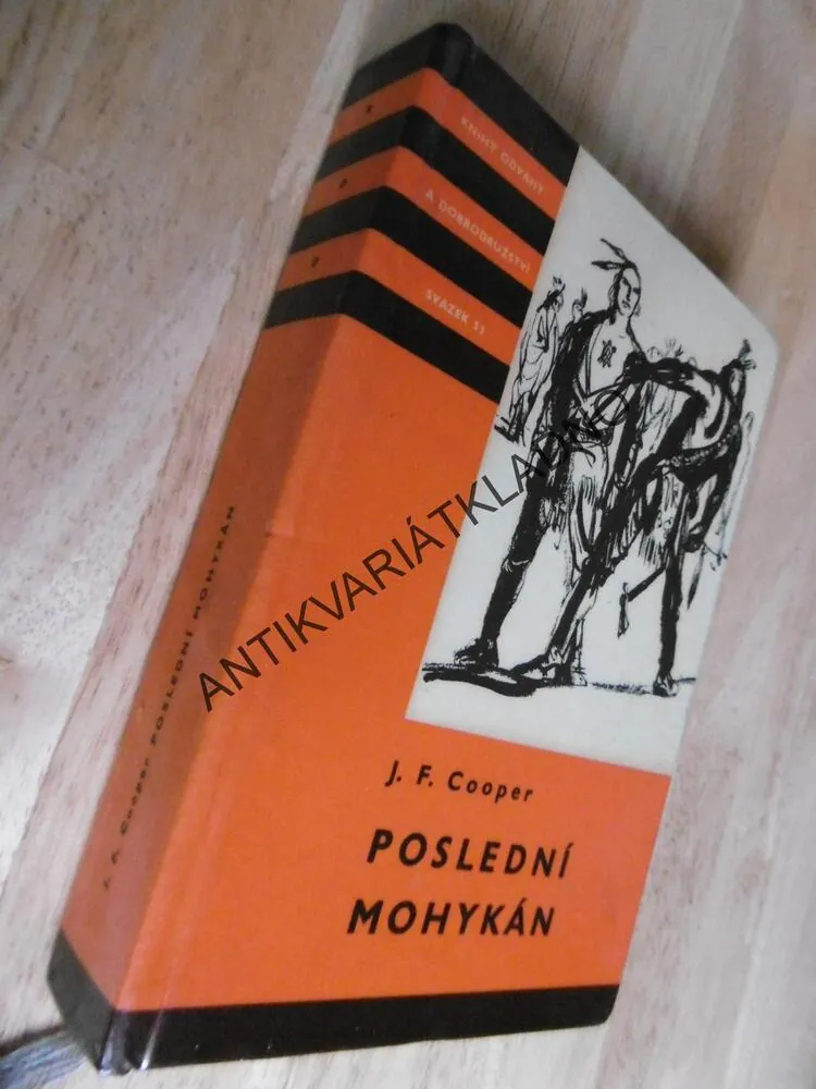 KOD 53 - POSLEDNÍ MOHYKÁN, JAMES FENIMORE COOPER, VRAŠTIL, **an