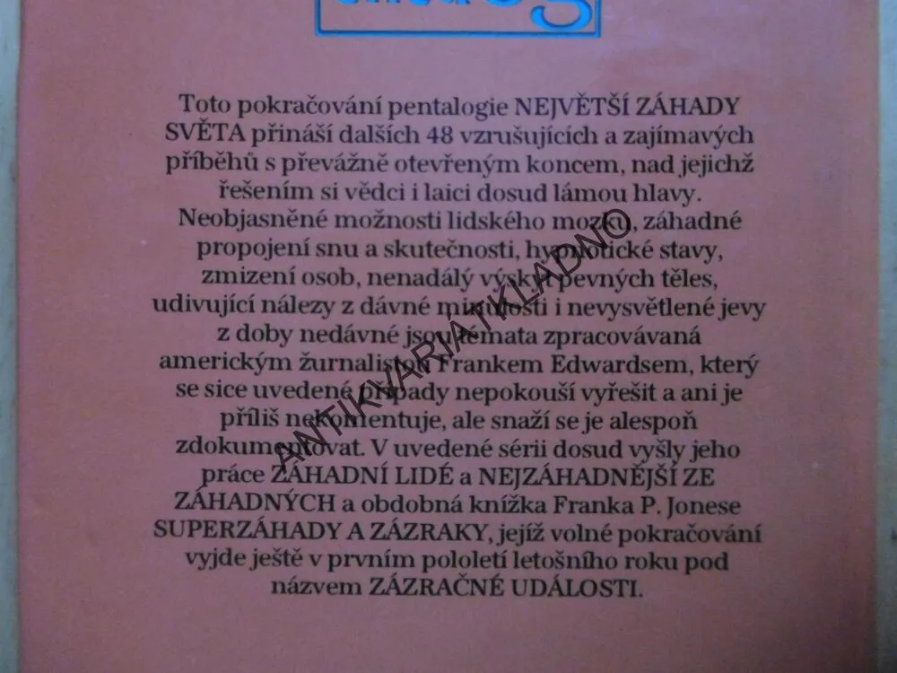NEJVĚTŠÍ ZÁHADY SVĚTA, ZÁHADNĚJŠÍ NEŽ VĚDA, **an