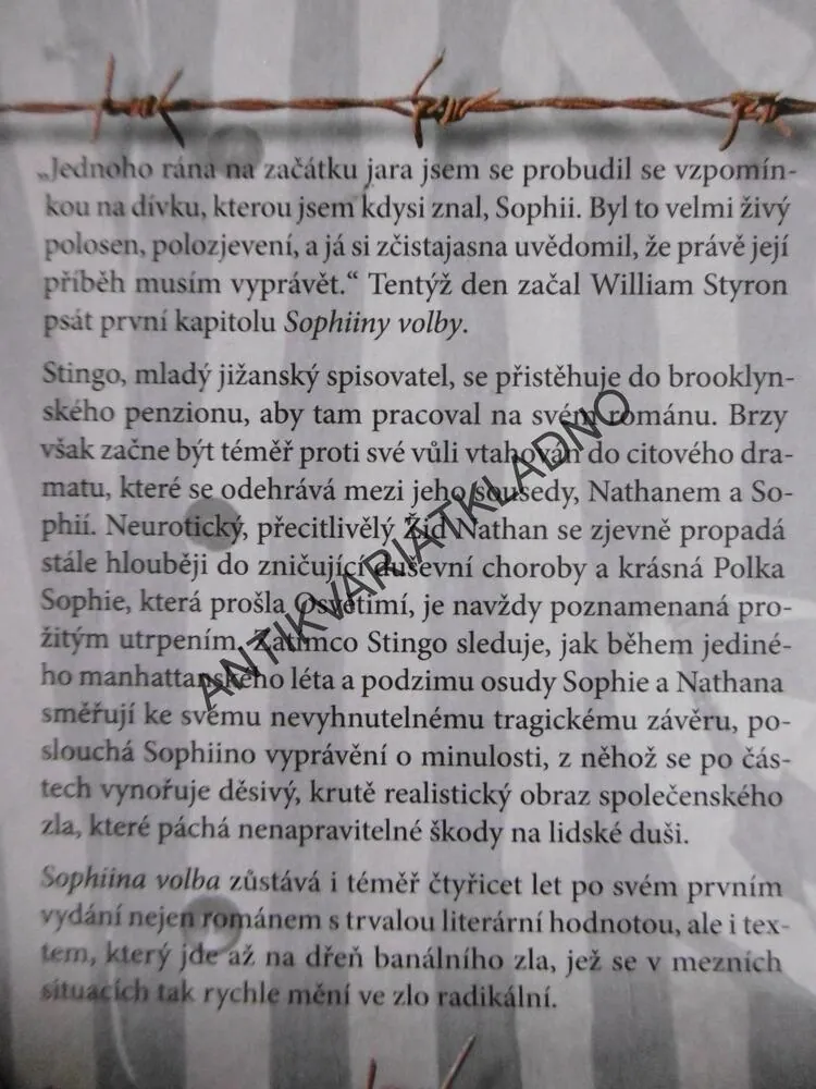 SOPHIINA VOLBA, WILLIAM STYRON, **an
