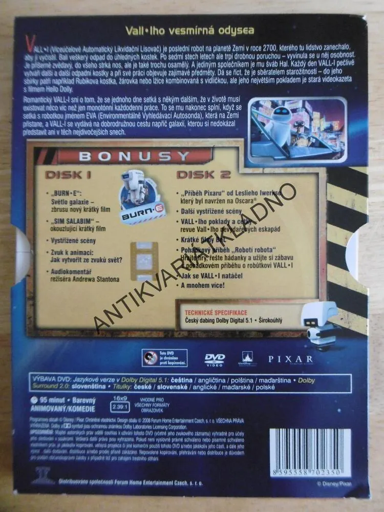 VALL I, DVD FILM