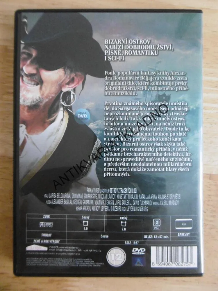 OSTROV ZTRACENÝCH LODÍ, DVD FILM